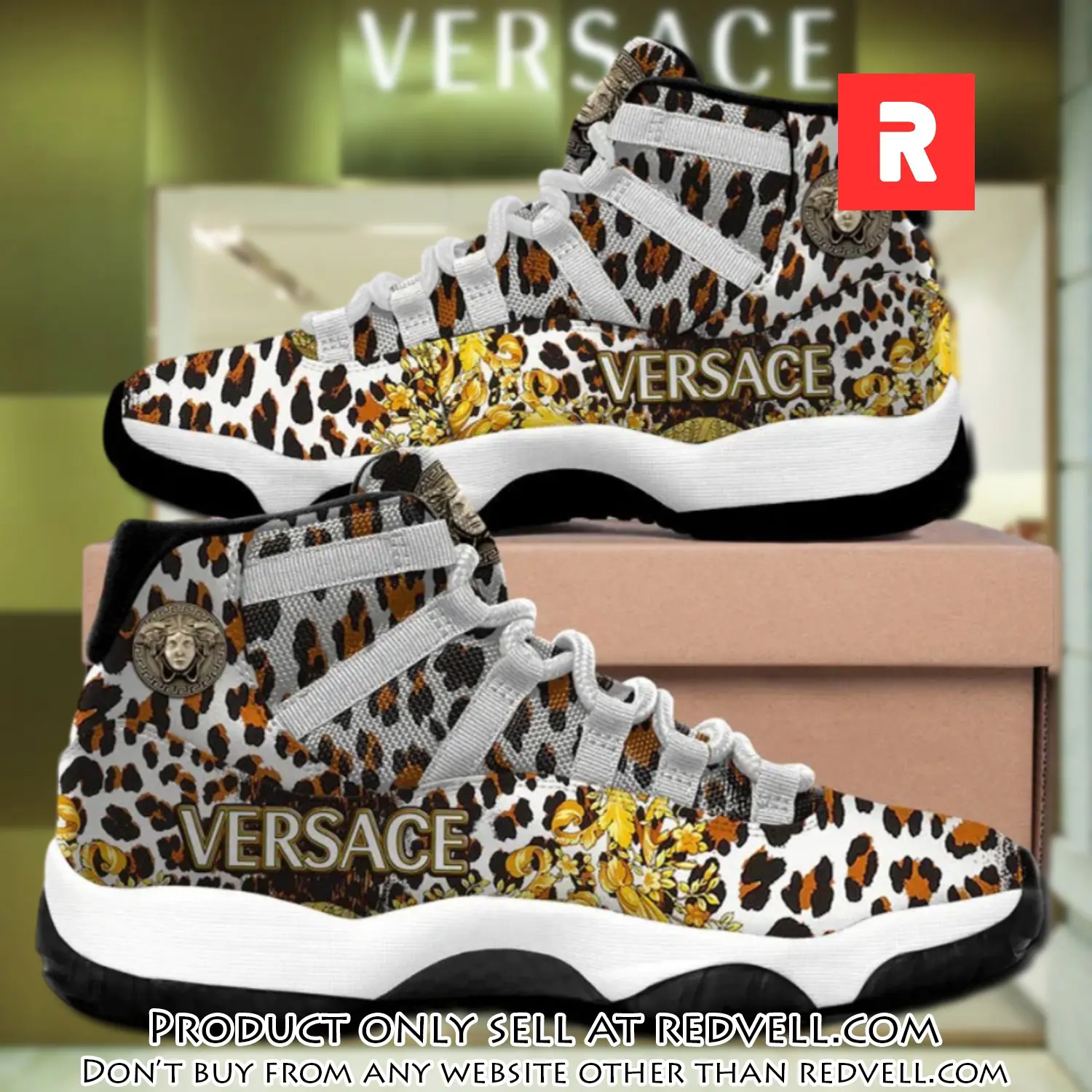 Gianni versace leopard air jordan 11 sneakers shoes hot  for men women rv3510482